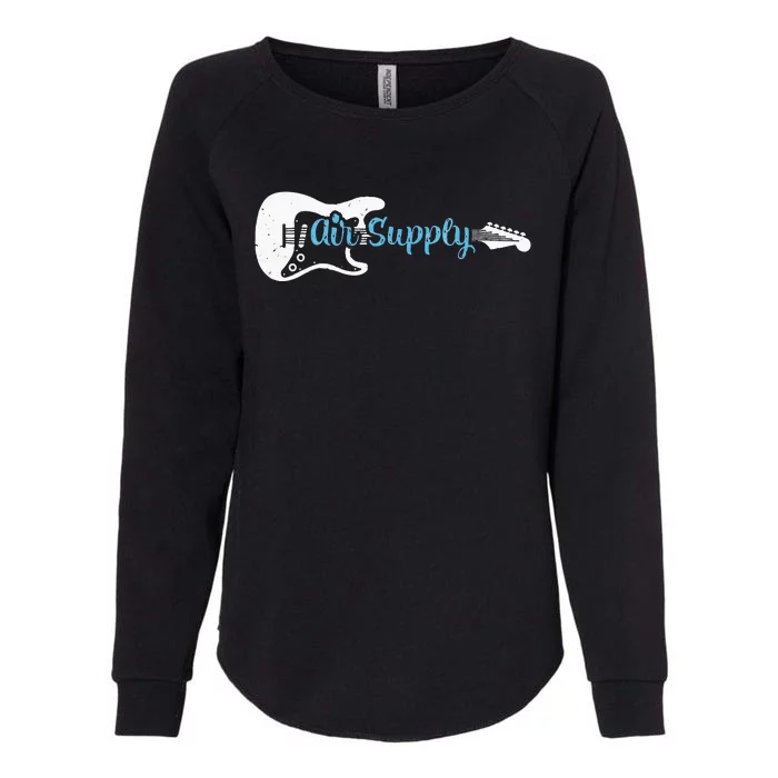 Funny Guitar Lover Air Supply Womens California Wash Sweatshirt