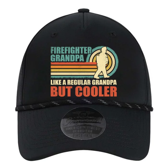 Firefighter Grandpa Like A Regular Grandpa Fathers Day Gift Performance The Dyno Cap