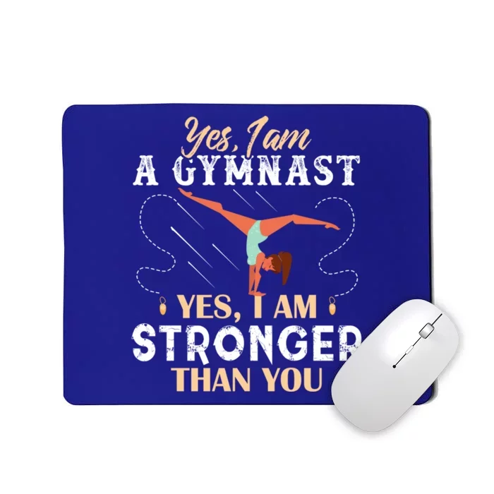 Funny Gymnastics Lover Gymnast Mom Tumbling Cute Gift Mousepad