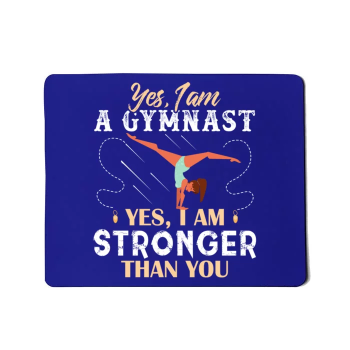 Funny Gymnastics Lover Gymnast Mom Tumbling Cute Gift Mousepad