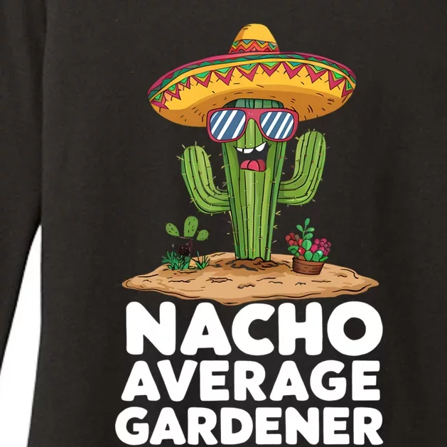 Funny Gardening Love Plant Lady Nacho Average Gardener Funny Gift Womens CVC Long Sleeve Shirt