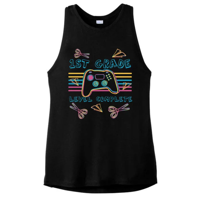 First Grade Level Complete Gamer Ladies Tri-Blend Wicking Tank