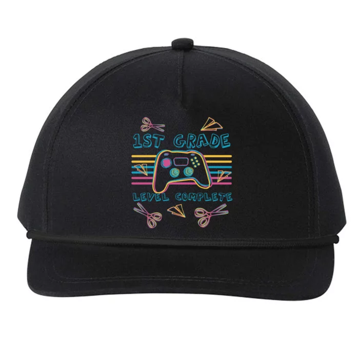 First Grade Level Complete Gamer Snapback Five-Panel Rope Hat