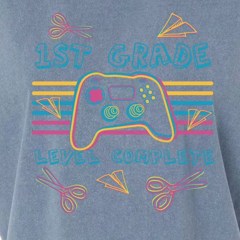 First Grade Level Complete Gamer Garment-Dyed Women's Muscle Tee