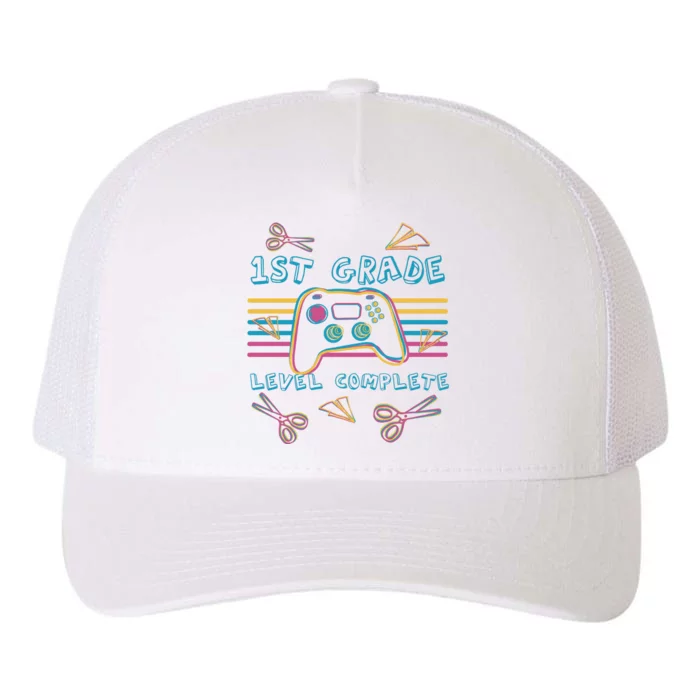 First Grade Level Complete Gamer Yupoong Adult 5-Panel Trucker Hat