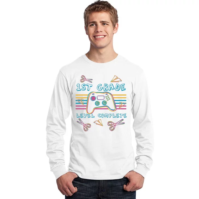 First Grade Level Complete Gamer Tall Long Sleeve T-Shirt