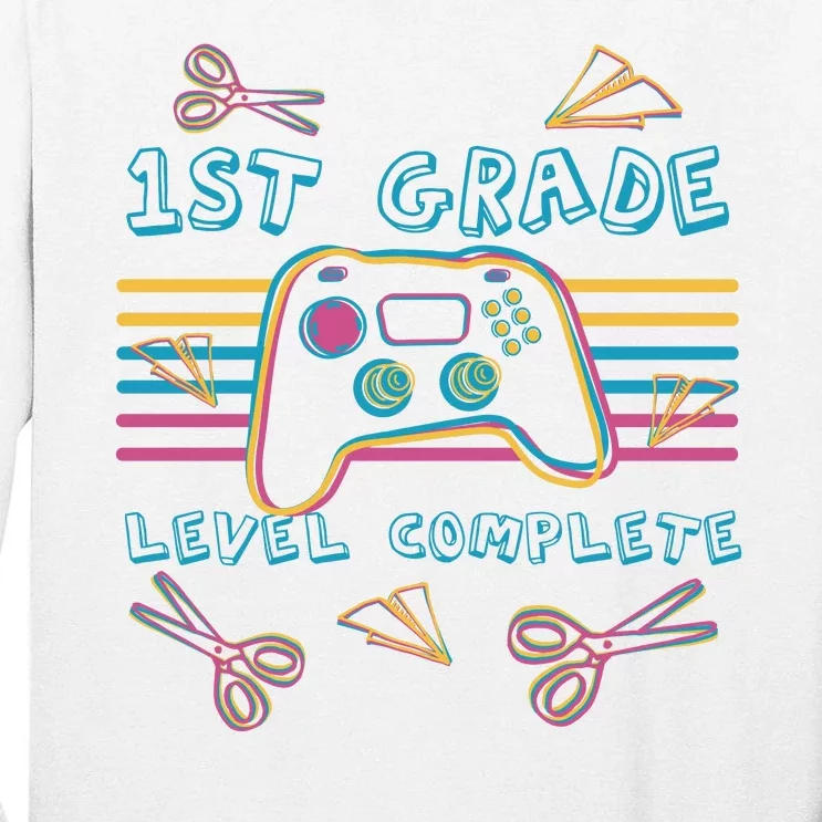 First Grade Level Complete Gamer Tall Long Sleeve T-Shirt