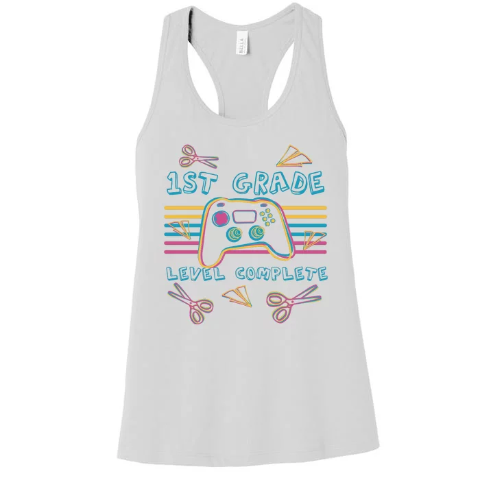 First Grade Level Complete Gamer Women's Racerback Tank