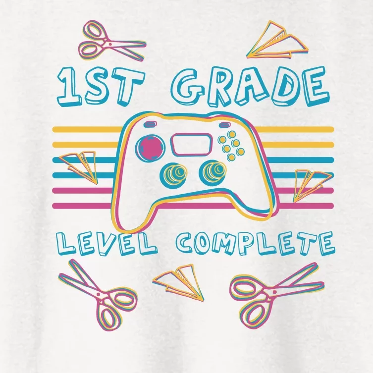 First Grade Level Complete Gamer Women's Crop Top Tee