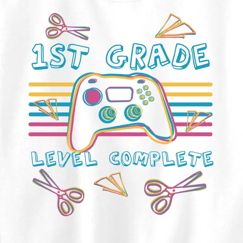 First Grade Level Complete Gamer Kids Sweatshirt