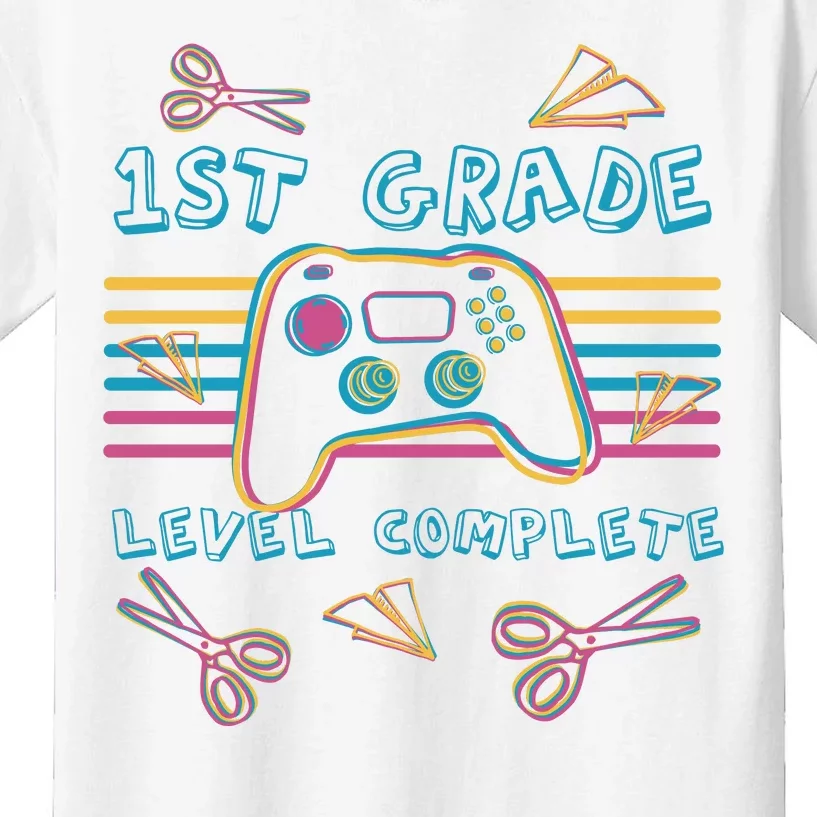 First Grade Level Complete Gamer Kids T-Shirt