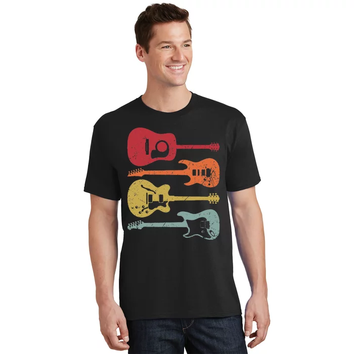 funny Guitar Music Player Guitarist vintage T-Shirt