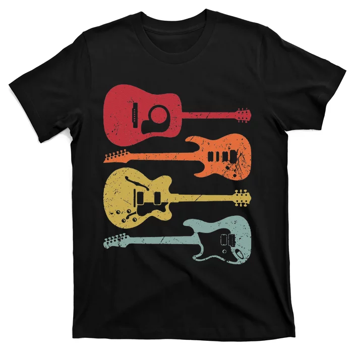 funny Guitar Music Player Guitarist vintage T-Shirt