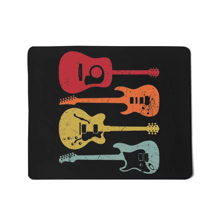 funny Guitar Music Player Guitarist vintage Mousepad