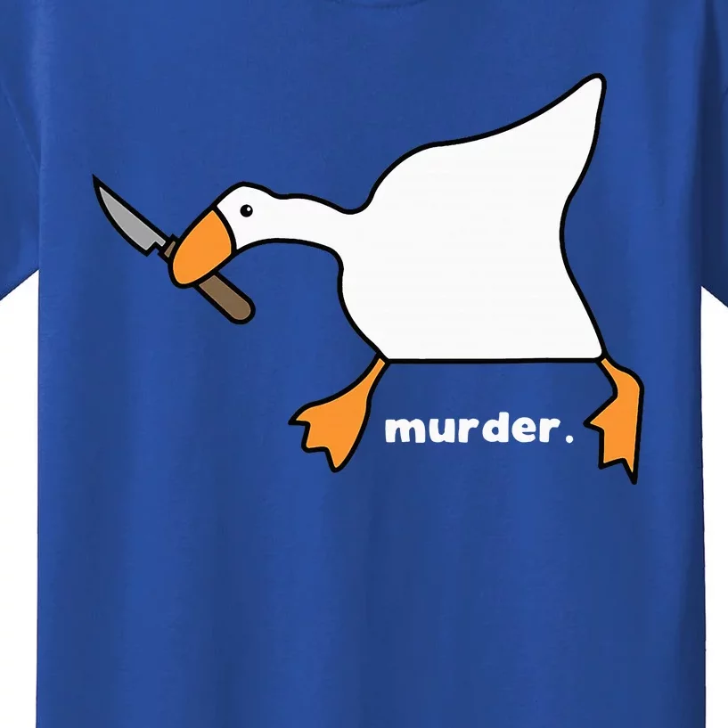 Funny Goose Murder Kids T-Shirt