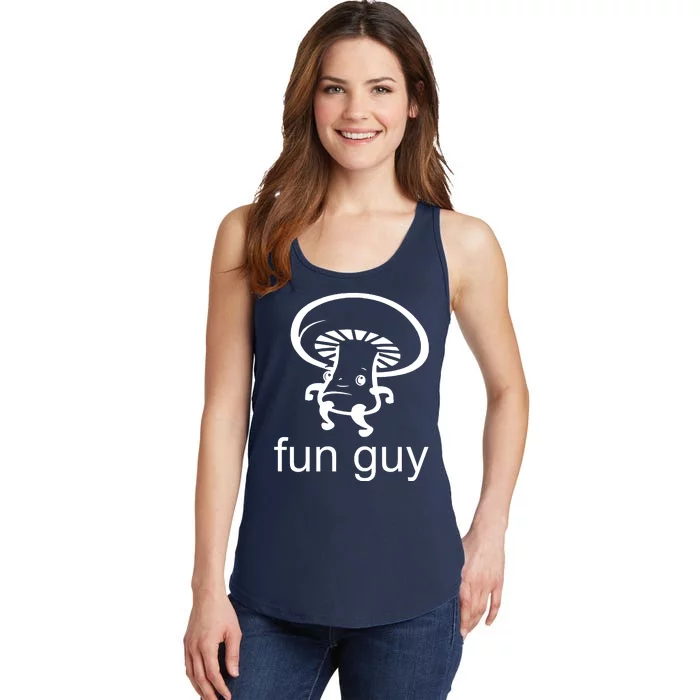 Fun Guy Mushroom Funny Ladies Essential Tank