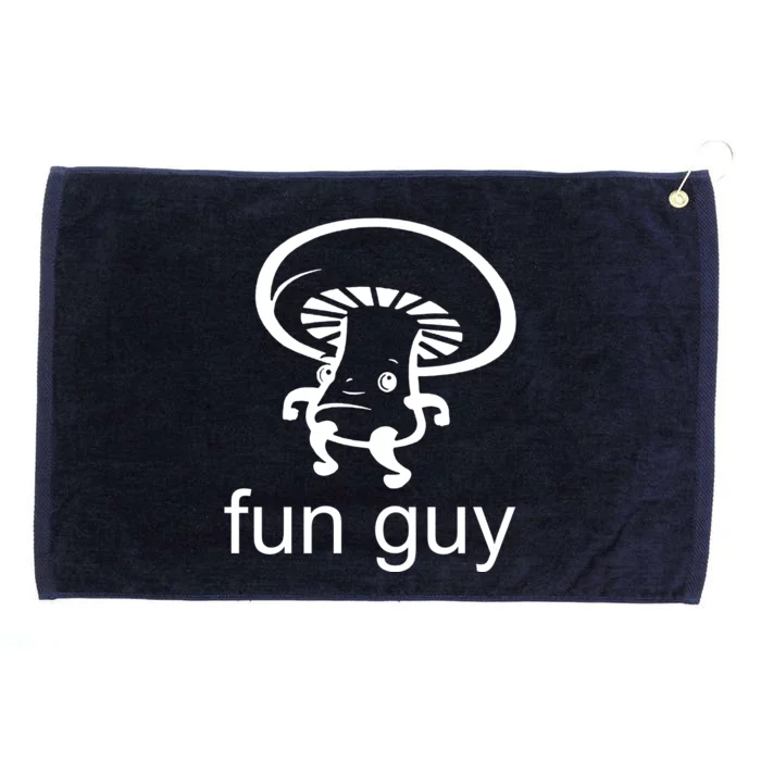 Fun Guy Mushroom Funny Grommeted Golf Towel