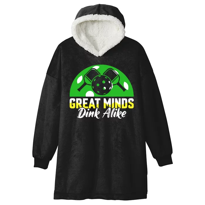 Funny Great Mine Dink Alike Pickleball Hooded Wearable Blanket