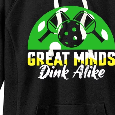 Funny Great Mine Dink Alike Pickleball Women's Fleece Hoodie