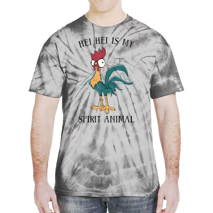 Funy Gift Moana Hei Hei Is My Spirit Animal Portrait Tie-Dye T-Shirt