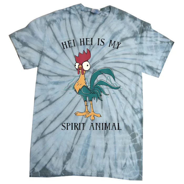 Funy Gift Moana Hei Hei Is My Spirit Animal Portrait Tie-Dye T-Shirt