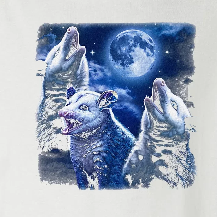 Funny Graphic Moons Opossum Starry Night & Opossums Possum Animals Toddler Long Sleeve Shirt