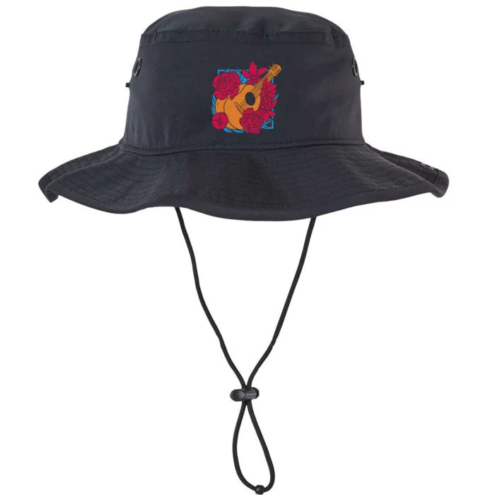 Floral Guitar Music Legacy Cool Fit Booney Bucket Hat