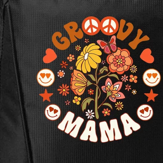 Funny Groovy Mama Groovy Birthday Matching Birthday Party City Backpack