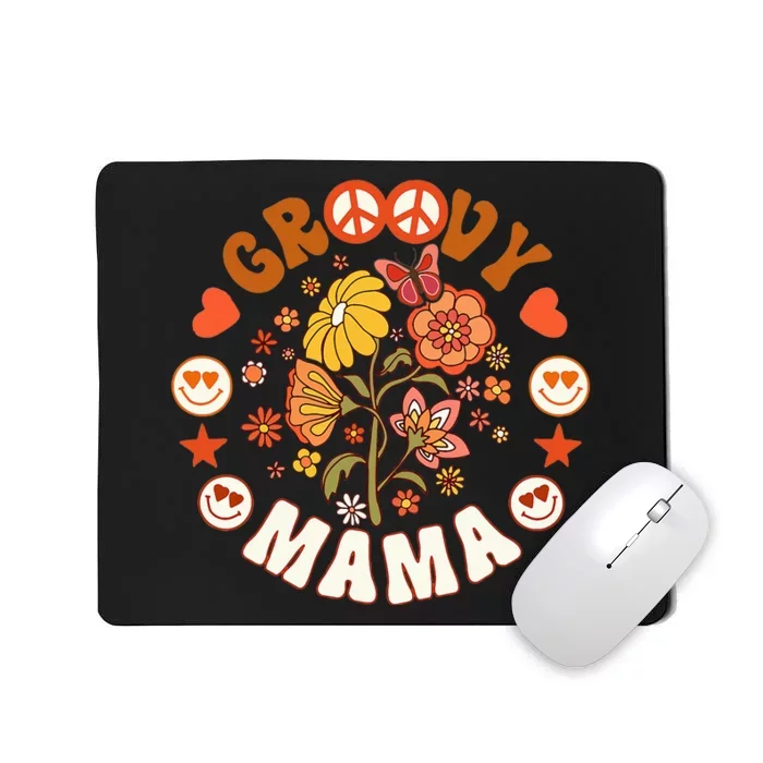 Funny Groovy Mama Groovy Birthday Matching Birthday Party Mousepad