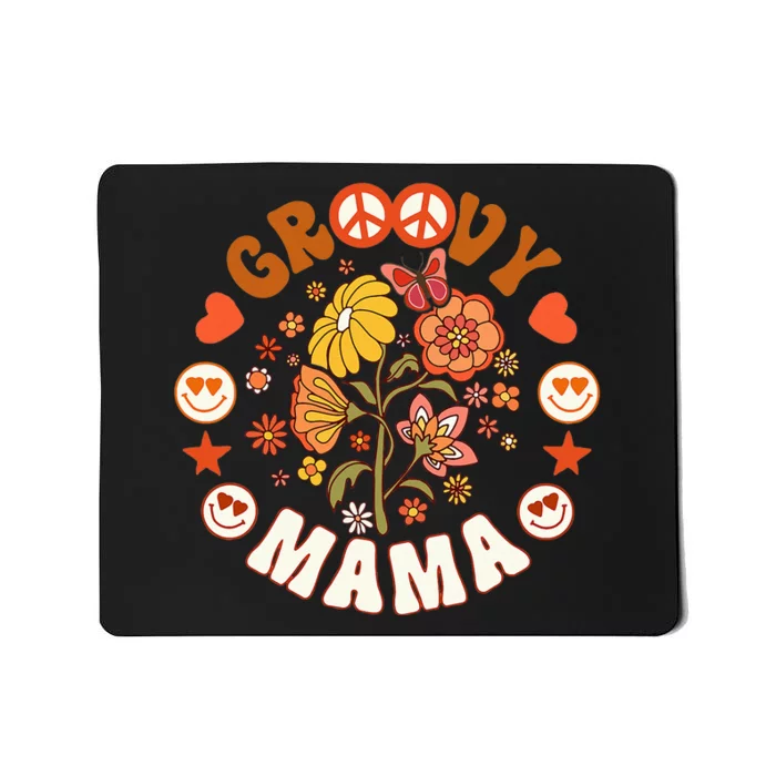 Funny Groovy Mama Groovy Birthday Matching Birthday Party Mousepad