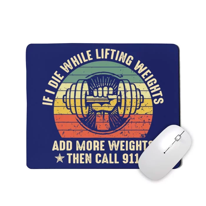 Funny Gym Motivational Quote Mousepad