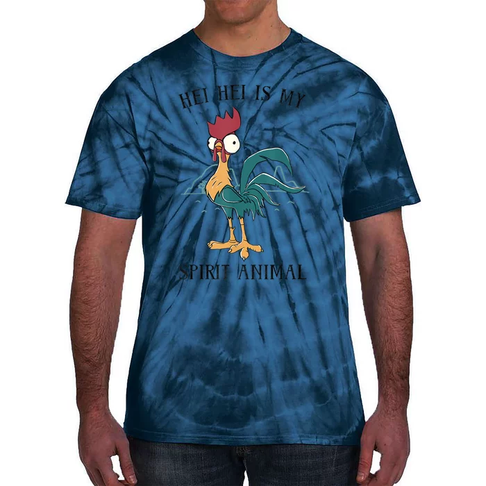 Funy Gift Moana Hei Hei Is My Spirit Animal Portrait Tie-Dye T-Shirt