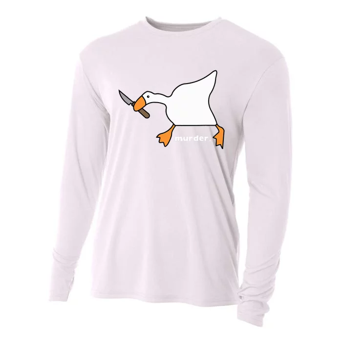 Funny Goose Murder Cooling Performance Long Sleeve Crew