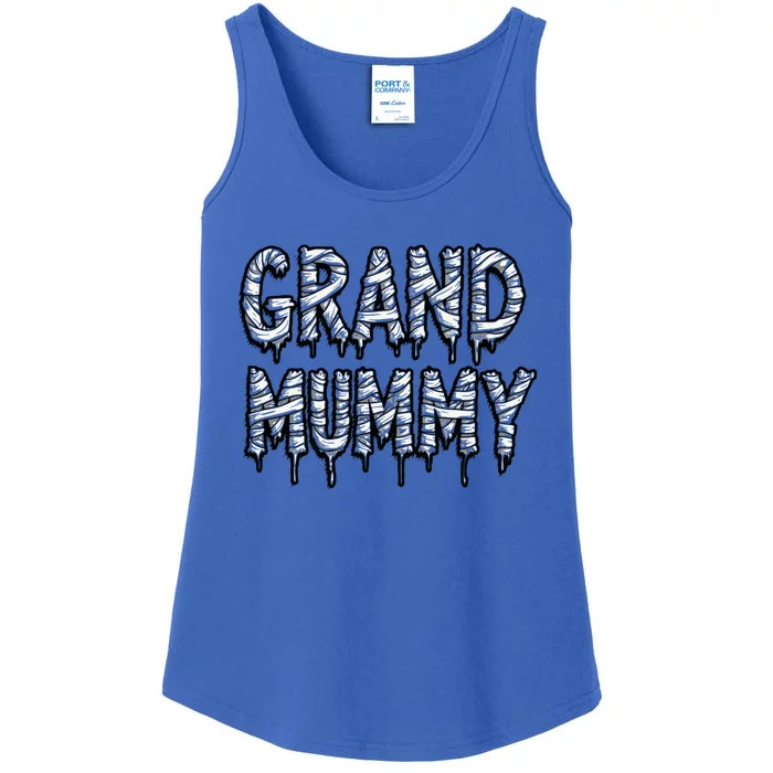 Funny Grand Mummy Matching Couple Halloween Family Costume Gift Ladies Essential Tank