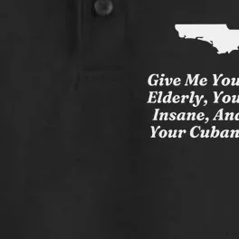 Florida Give Me Your Elderly Your Insane And Your Cubans Dry Zone Grid Performance Polo