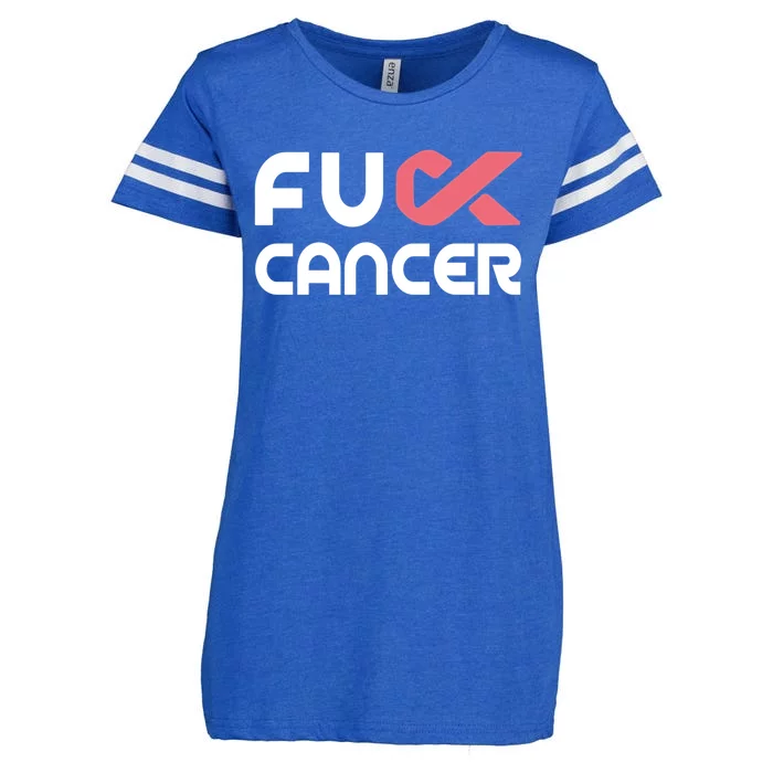 Fuckcute Giftcancer Meaningful Gift Cute Gift Fuckcute Giftbreast Cancer Awarene Enza Ladies Jersey Football T-Shirt