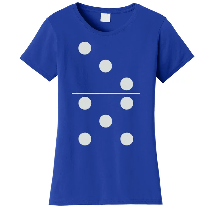 Funny Group Matching Halloween Costume Domino Dominoes 35 Women's T-Shirt