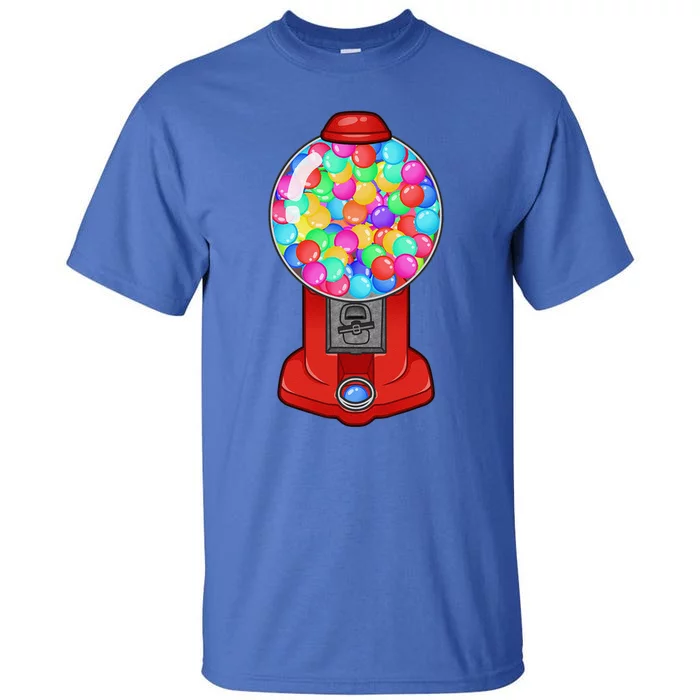 Funny Gumball Machine Halloween Gum Dispenser Easy Costume Tall T-Shirt