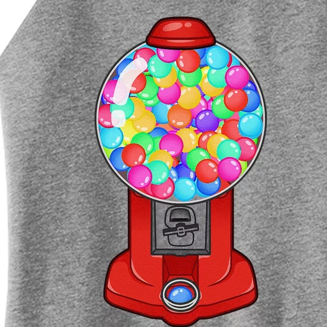 Funny Gumball Machine Halloween Gum Dispenser Easy Costume Women’s Perfect Tri Rocker Tank