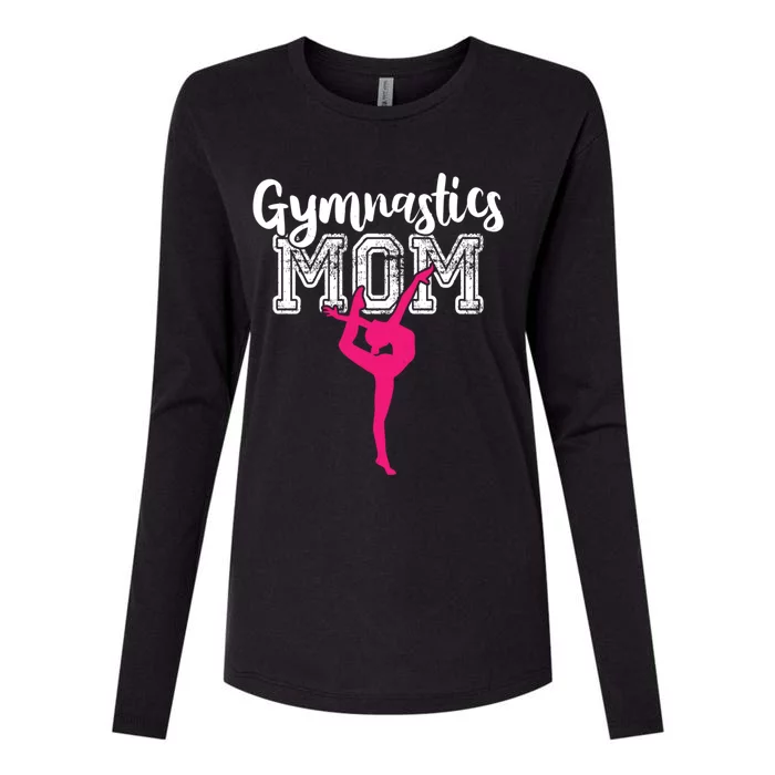 Funny Gymnastics Mom Cute Gymnast Mom Mother's Day Gift Womens Cotton Relaxed Long Sleeve T-Shirt