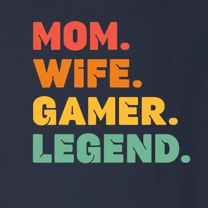 Funny Gamer Mom Wife Gamer Legend Gaming Women Video Game Toddler Long Sleeve Shirt