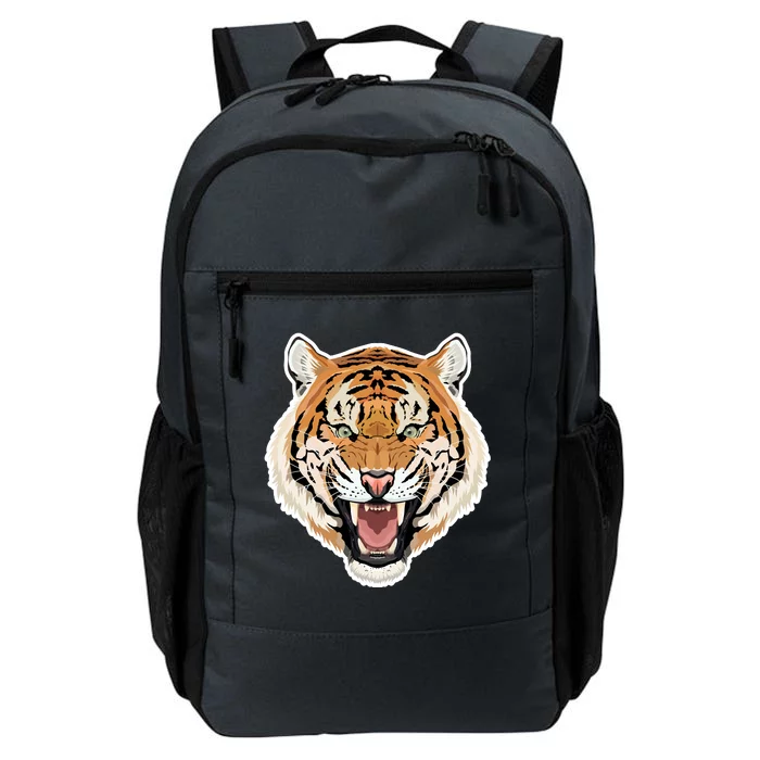 Funny Growling Mouth Open Bengal Tiger Daily Commute Backpack