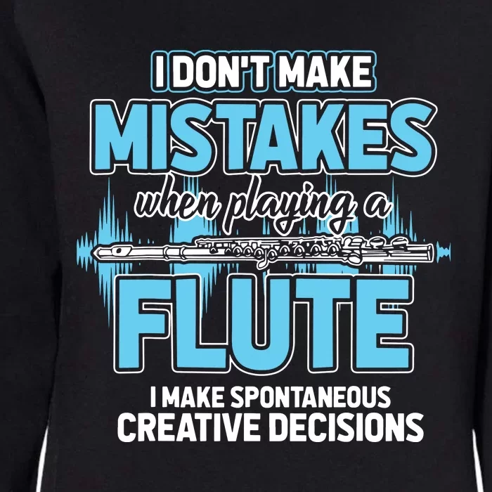 Flutist Gifts Musician Musical Instrument Flute Womens California Wash Sweatshirt