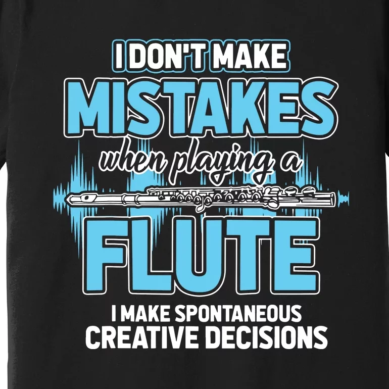 Flutist Gifts Musician Musical Instrument Flute Premium T-Shirt