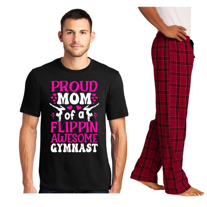 Funny Gymnastics Mom Tee Cute Gymnast Mom Great Gift Pajama Set