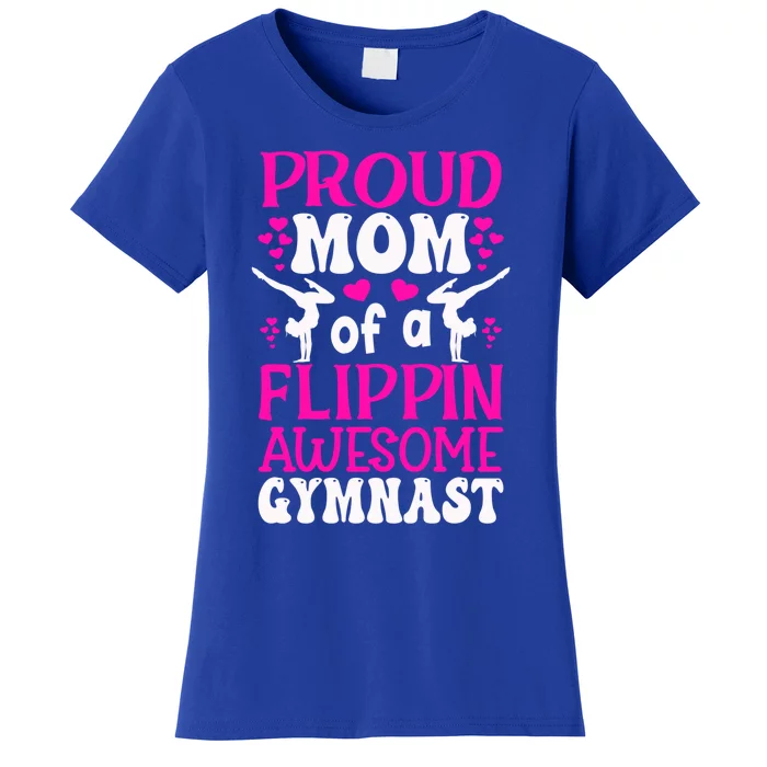 Funny Gymnastics Mom Tee Cute Gymnast Mom Great Gift Women's T-Shirt