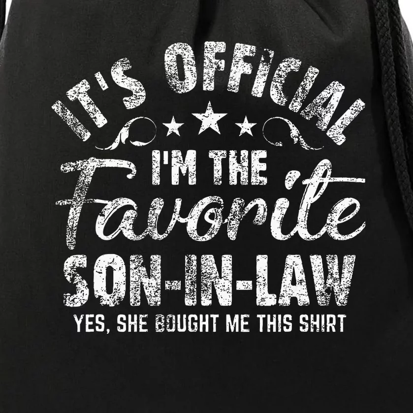 Funny Gift Mother In Law To Son In Law Drawstring Bag