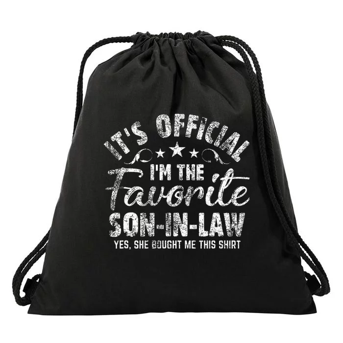 Funny Gift Mother In Law To Son In Law Drawstring Bag