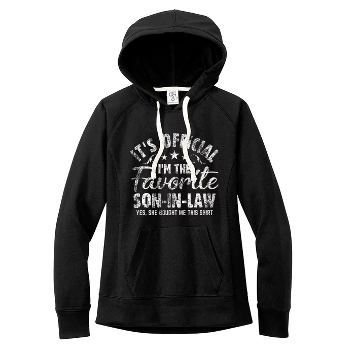 Funny Gift Mother In Law To Son In Law Women's Fleece Hoodie