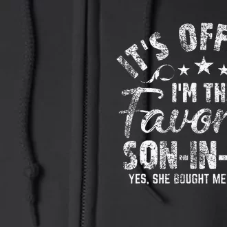 Funny Gift Mother In Law To Son In Law Full Zip Hoodie